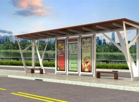 2015年7月31號新疆候車亭第一批生產完成