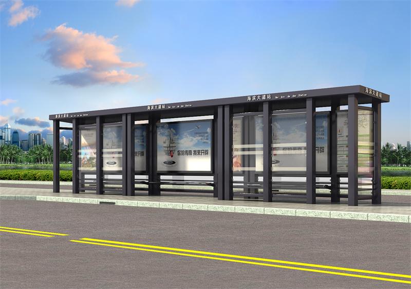 2016年3月11日連云港候車亭生產完成