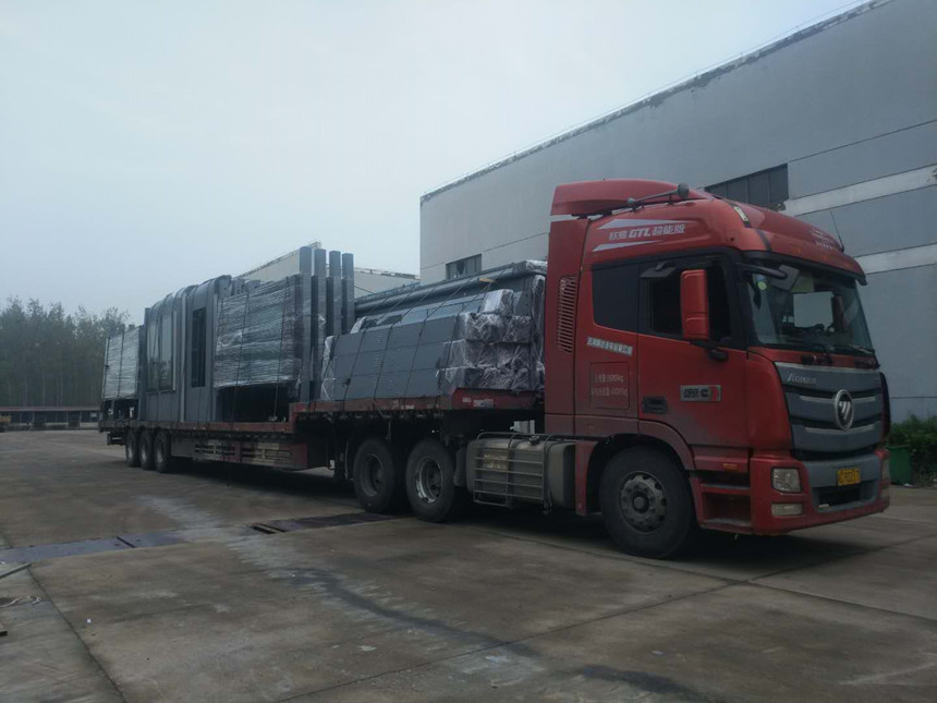 2018.9.19 山東文登公交站臺、候車亭發(fā)貨