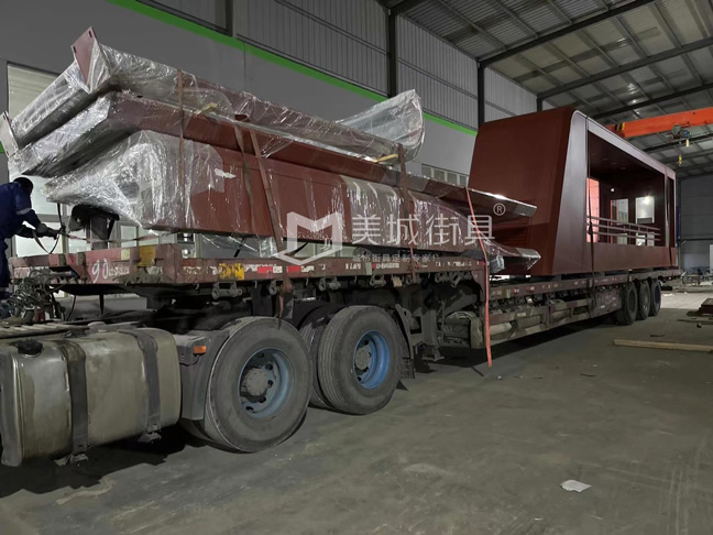 2022.10.6美城街具供應忻州第二車、第三車公交站臺發貨記錄